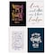 Better Office Products Bible Verse Inspirational Cards, 4in. x 6in. 4 Cover Designs with Bible Quotes, Blank Inside, 100PK 64550 - alternate 1